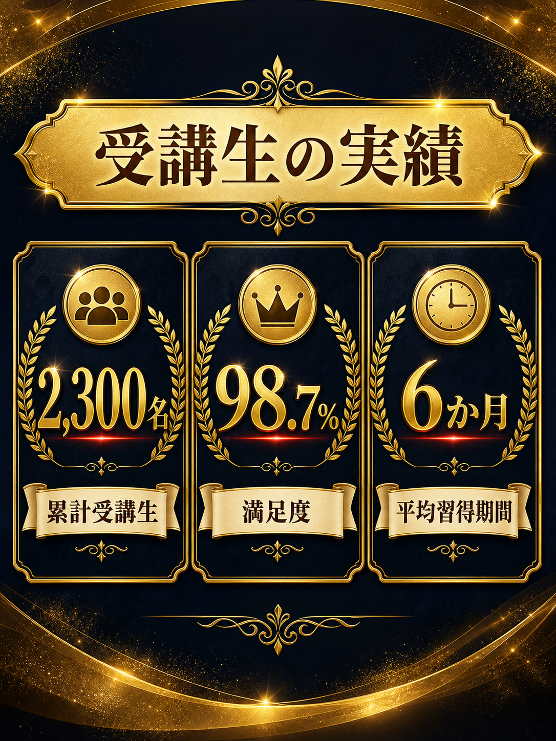 受講生の実績